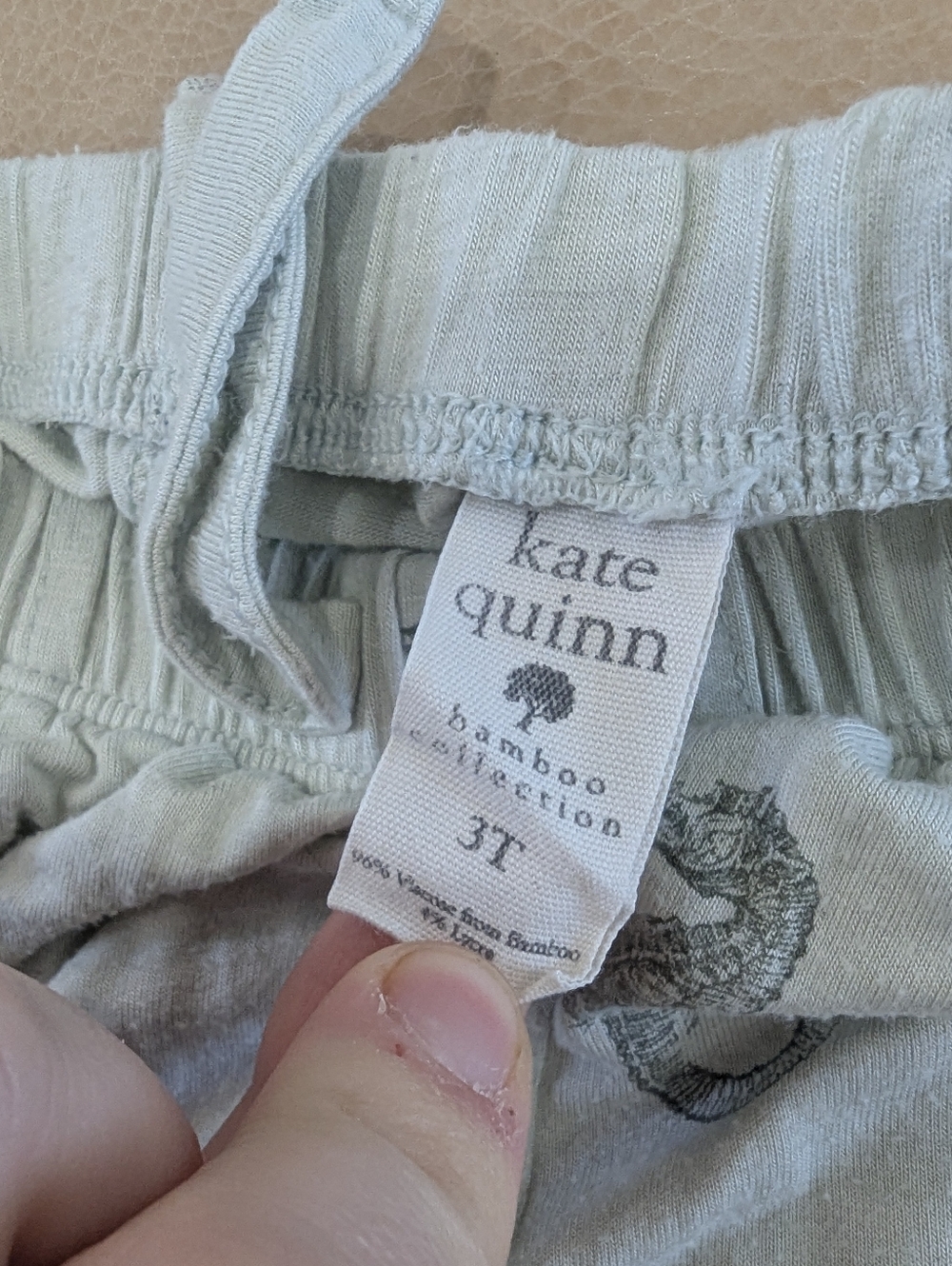 Bundle of Kate Quinn Organics Classic Panda Interlock Pants Size 3t - Picture 7 of 9